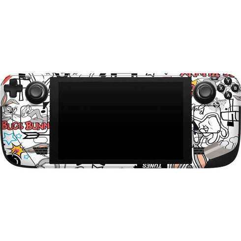 Looney Tunes Bugs Bunny Patches Steam Deck Handheld Gaming Computer Skin